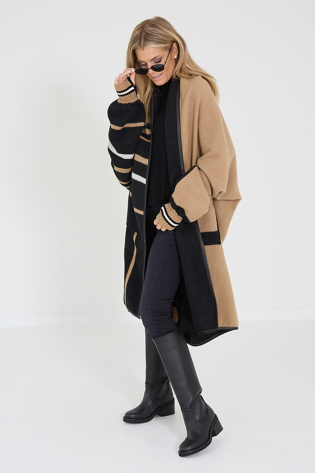 Mother jeans grijs donker