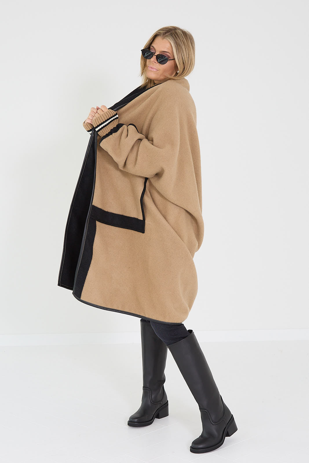 Mother jeans grijs donker