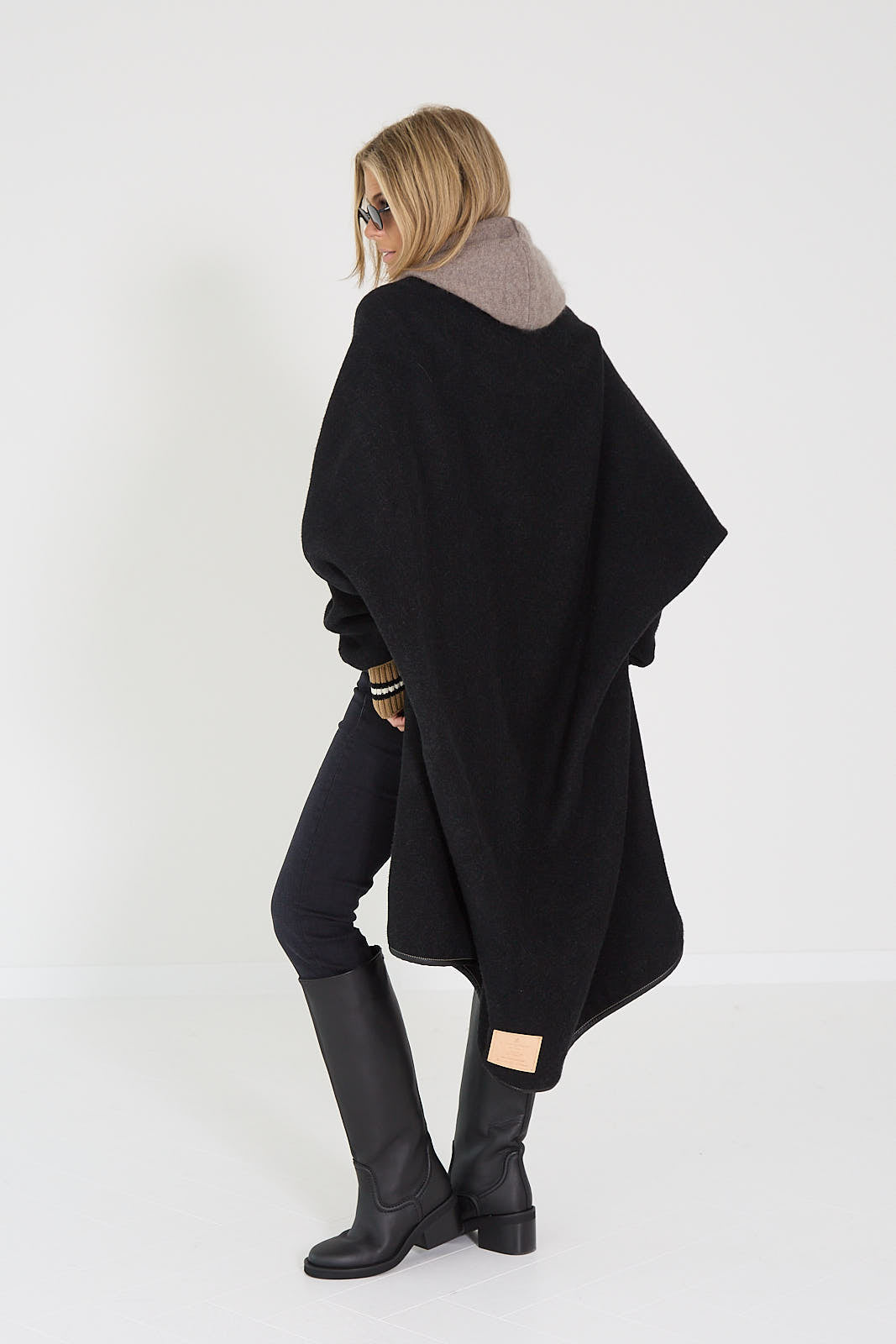 Mother jeans grijs donker