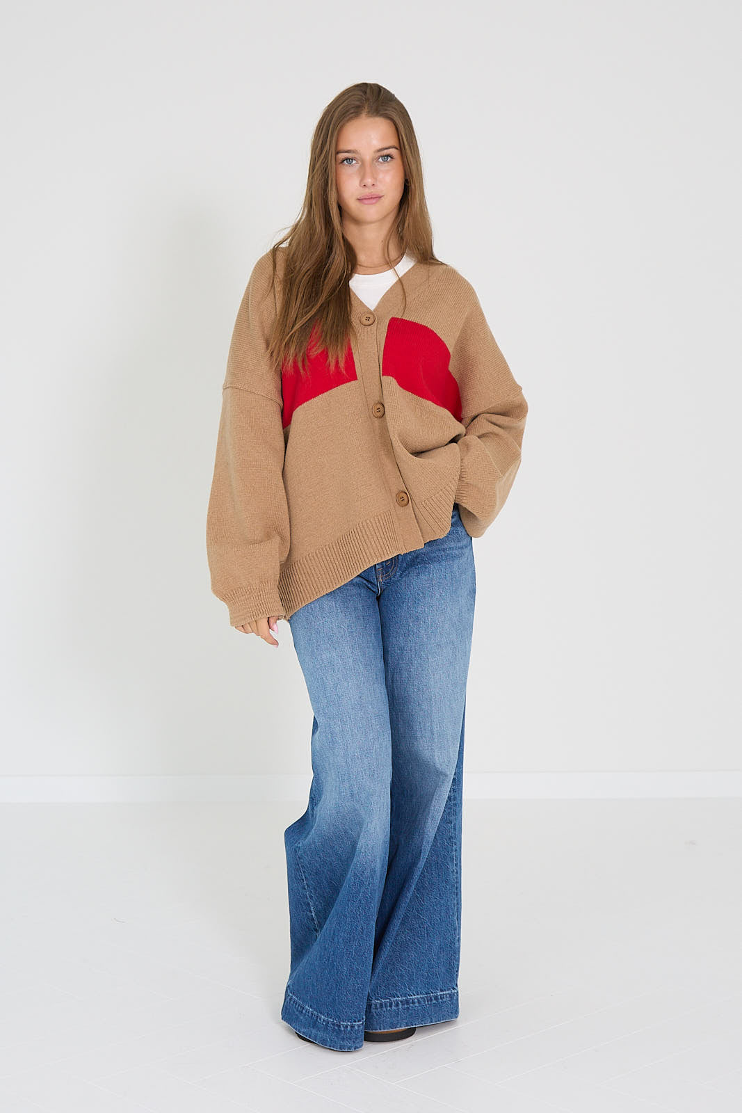 Studio clique pull Mouche camel