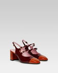 Carel shoes Papaya burgundy