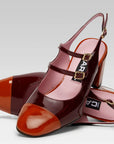Carel shoes Papaya burgundy