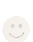L'aimé geurkaars smiley white