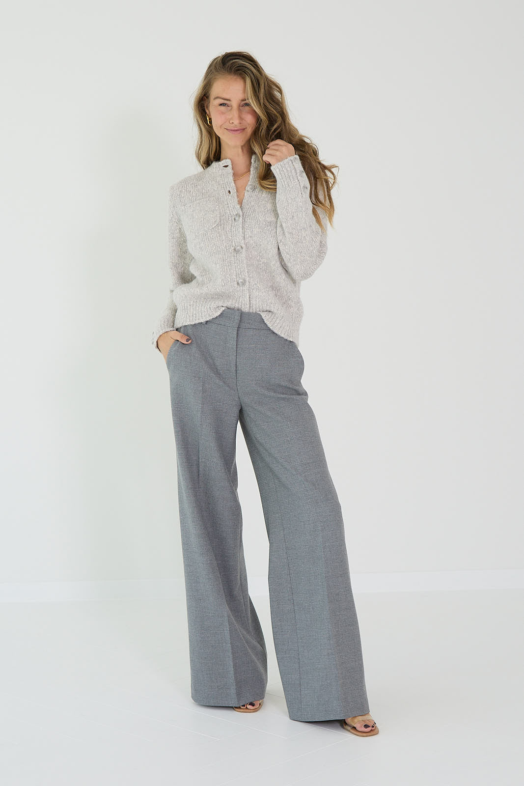 Seductive broek grijs Shiloh