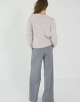 Anneclaire gilet grijs