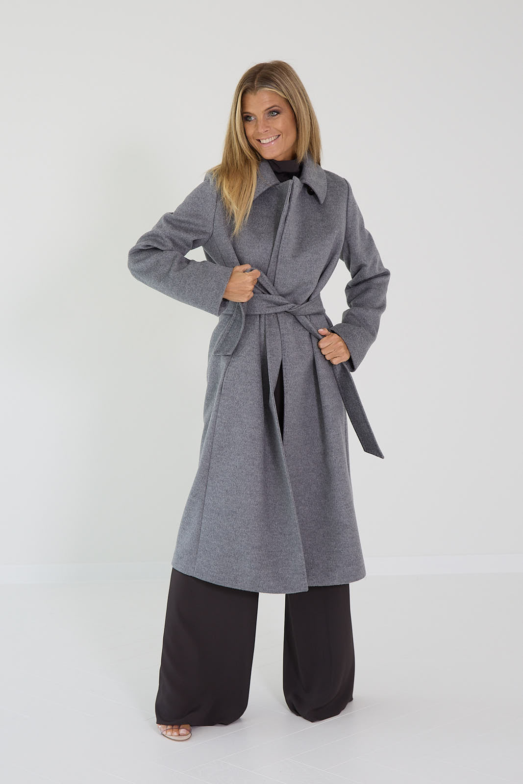 Maxmara mantel grijs Boollag