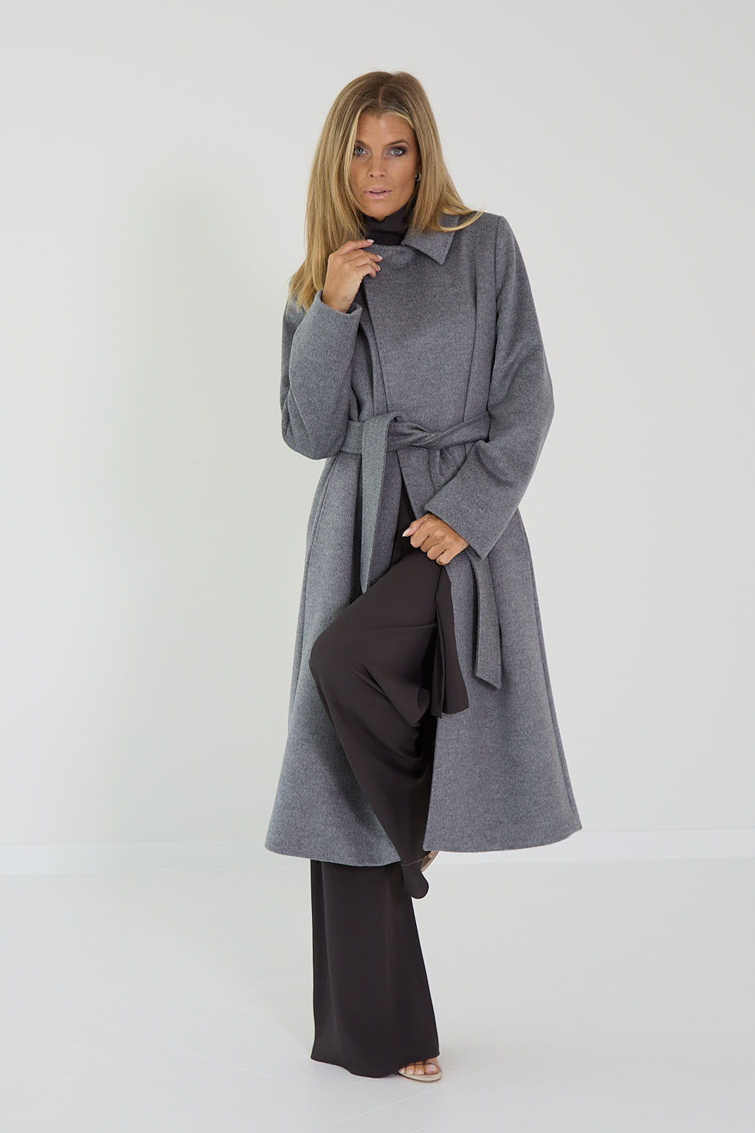 Maxmara mantel grijs Boollag