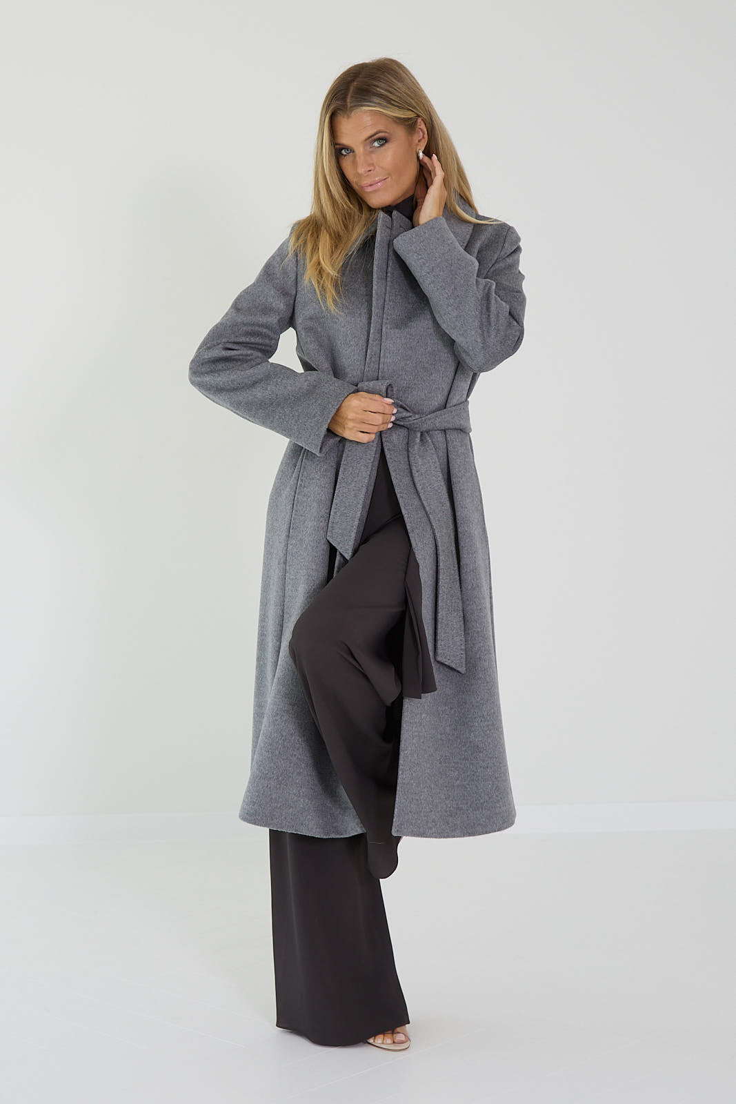 Maxmara mantel grijs Boollag