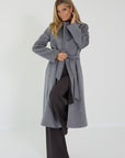 Maxmara mantel grijs Boollag