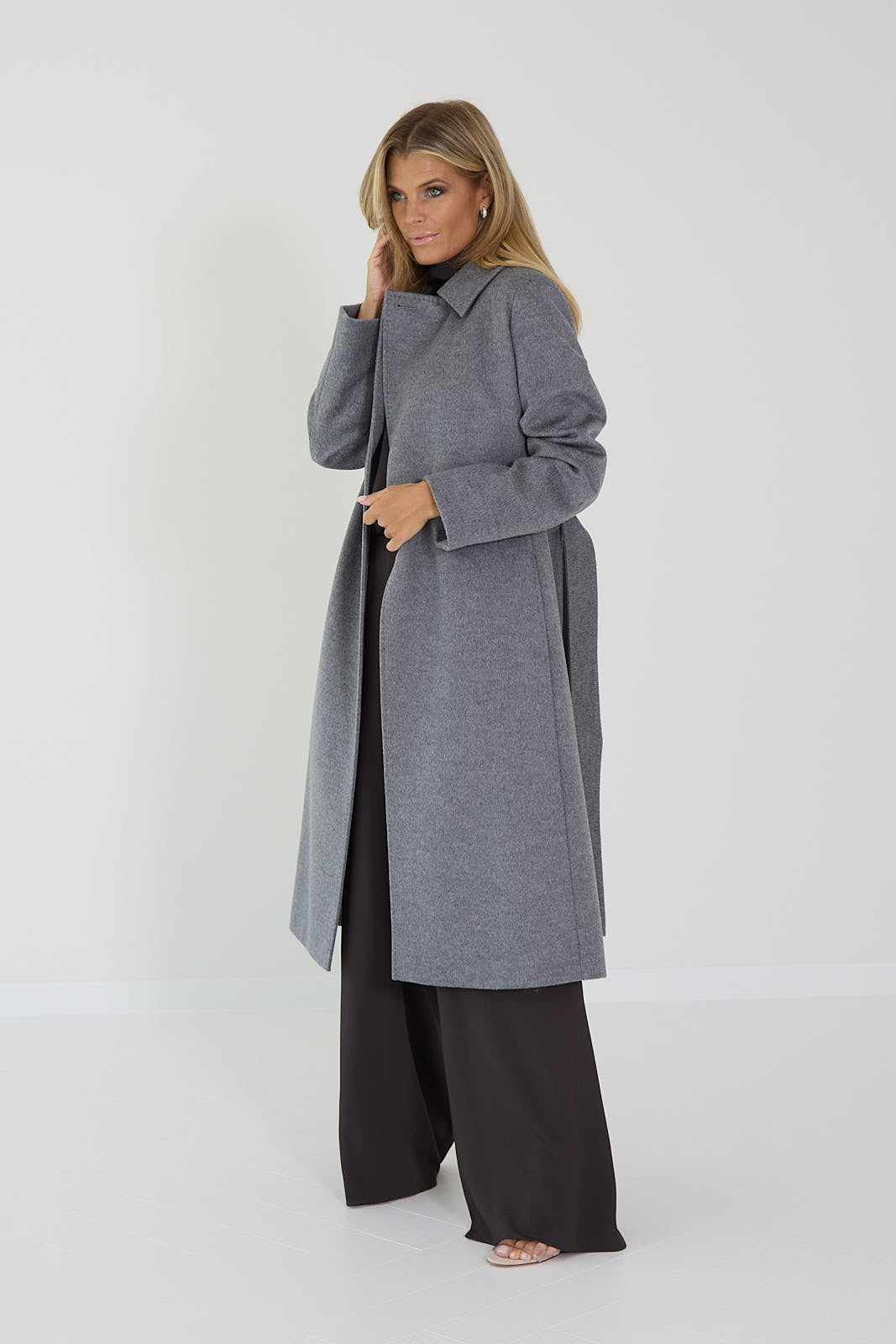 Maxmara mantel grijs Boollag