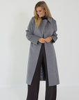 Maxmara mantel grijs Boollag
