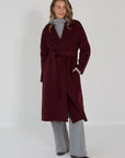 Max Mara mantel bordeaux