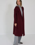 Max Mara mantel bordeaux