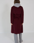 Max Mara mantel bordeaux