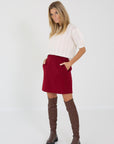 Max Mara rok Aida rouge