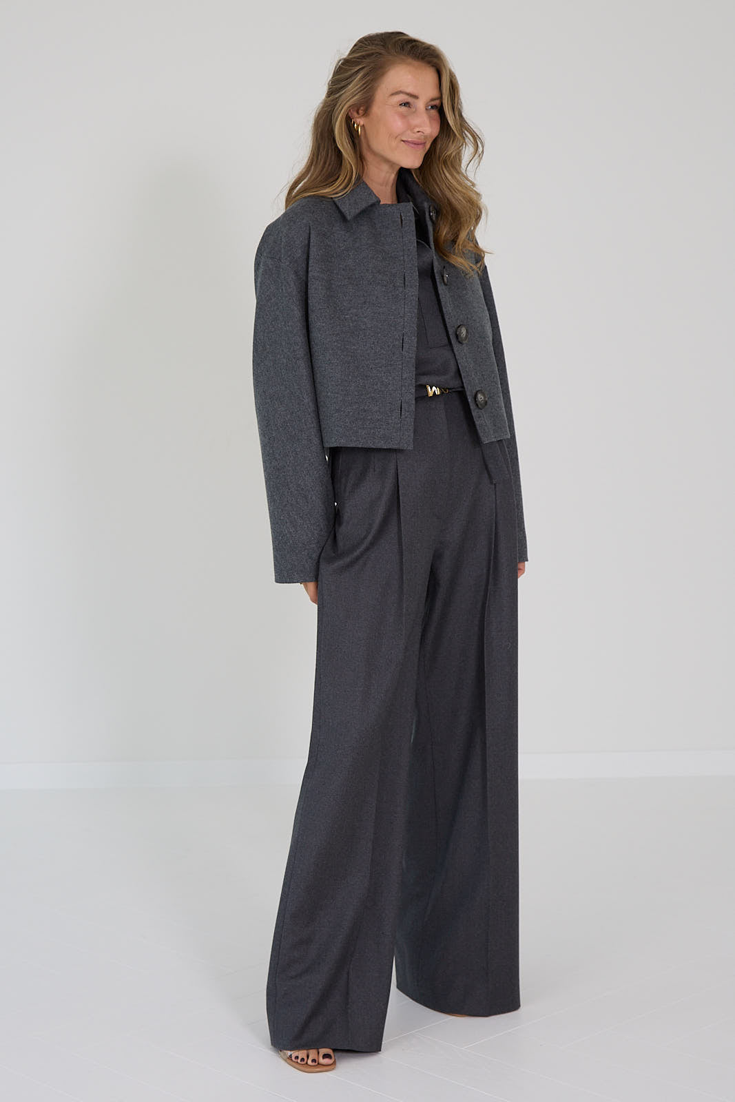 Natan Blouse grijs Dalton