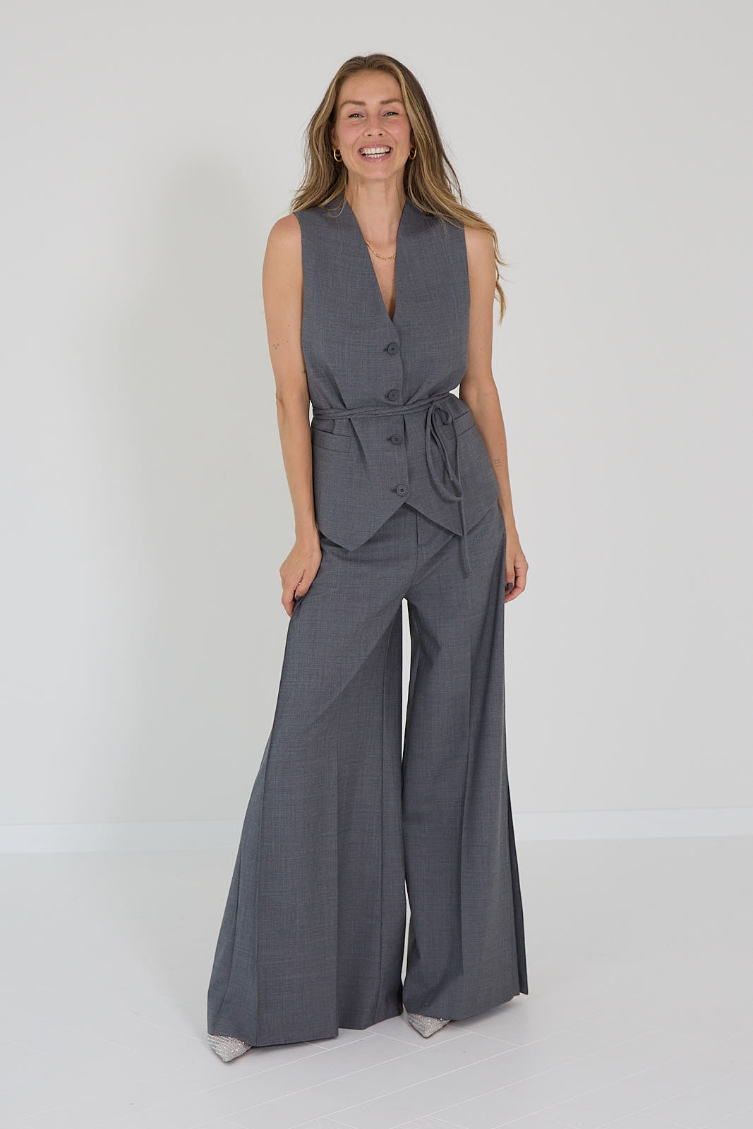 Semicouture broek grijs