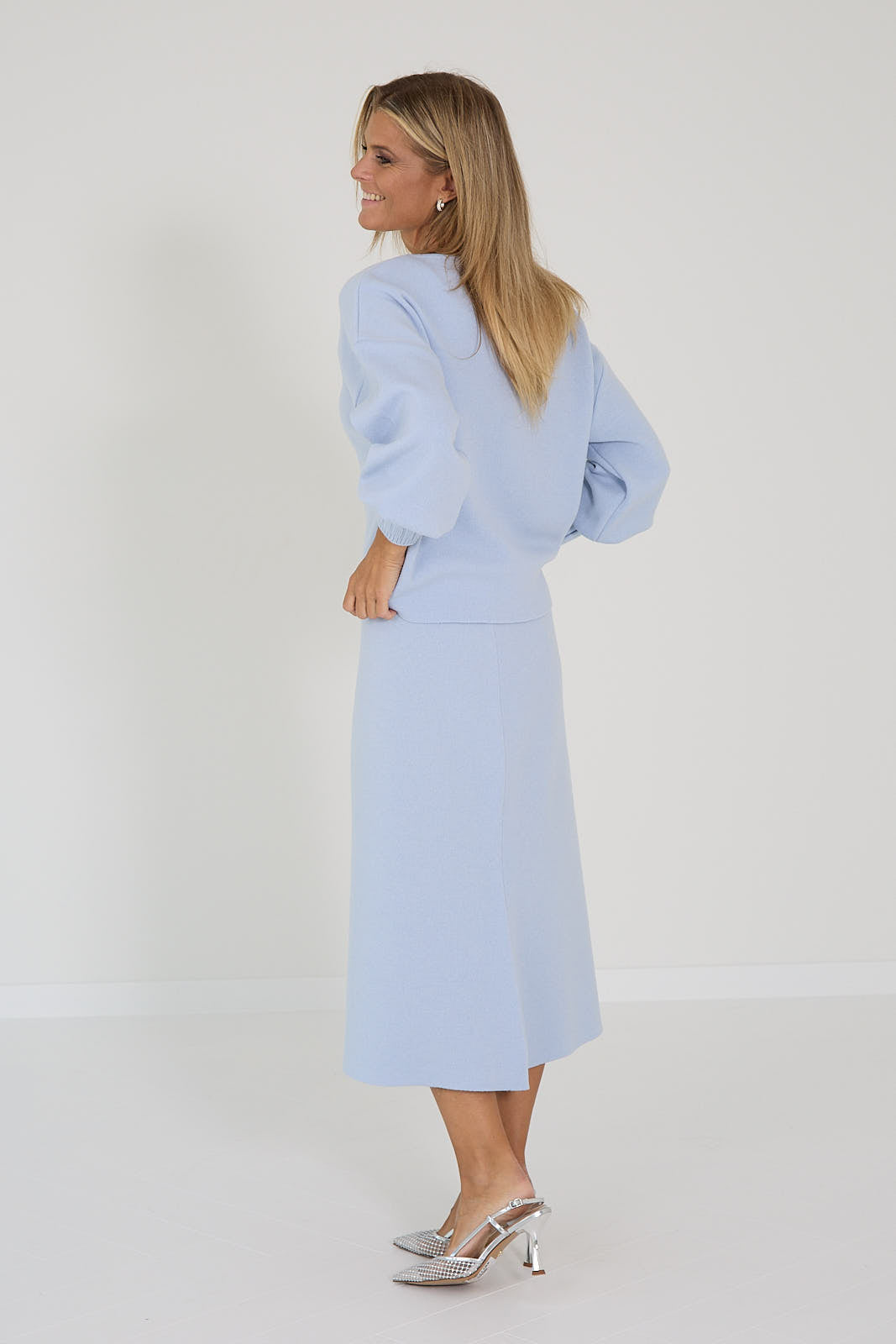 Anneclaire rok blauw