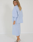 Anneclaire vest blauw