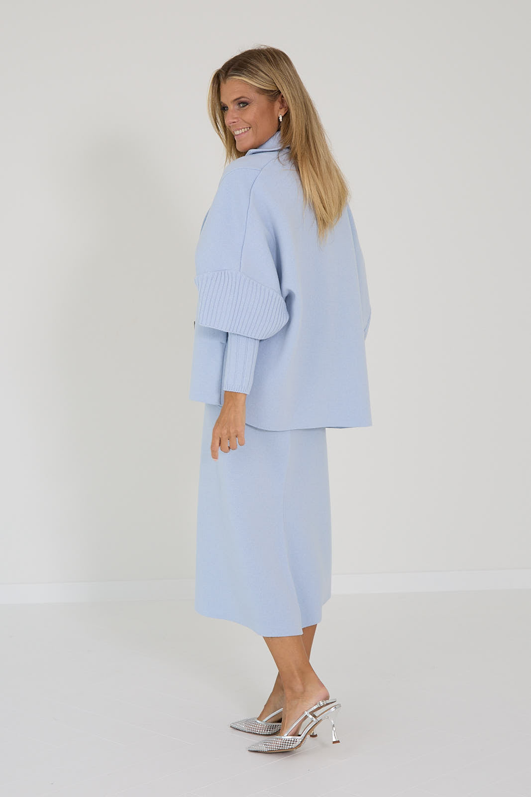 Anneclaire rok blauw