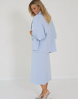 Anneclaire vest blauw