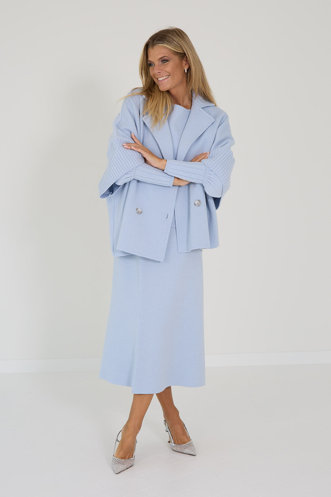 Anneclaire rok blauw