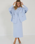 Anneclaire vest blauw