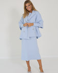 Anneclaire vest blauw