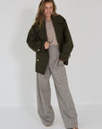 Semicouture mantel khaki