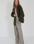 Semicouture mantel khaki