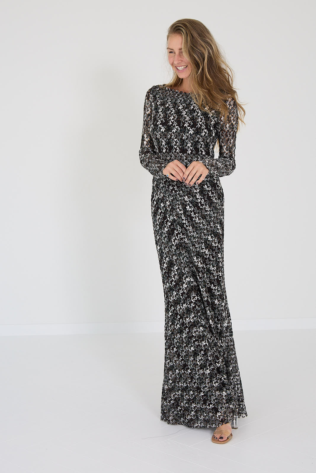 Missoni avondjurk zwart