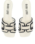 Bibi Lou sandalen zwart wit