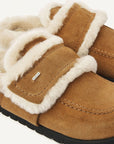 Nubikk slip ons suède camel