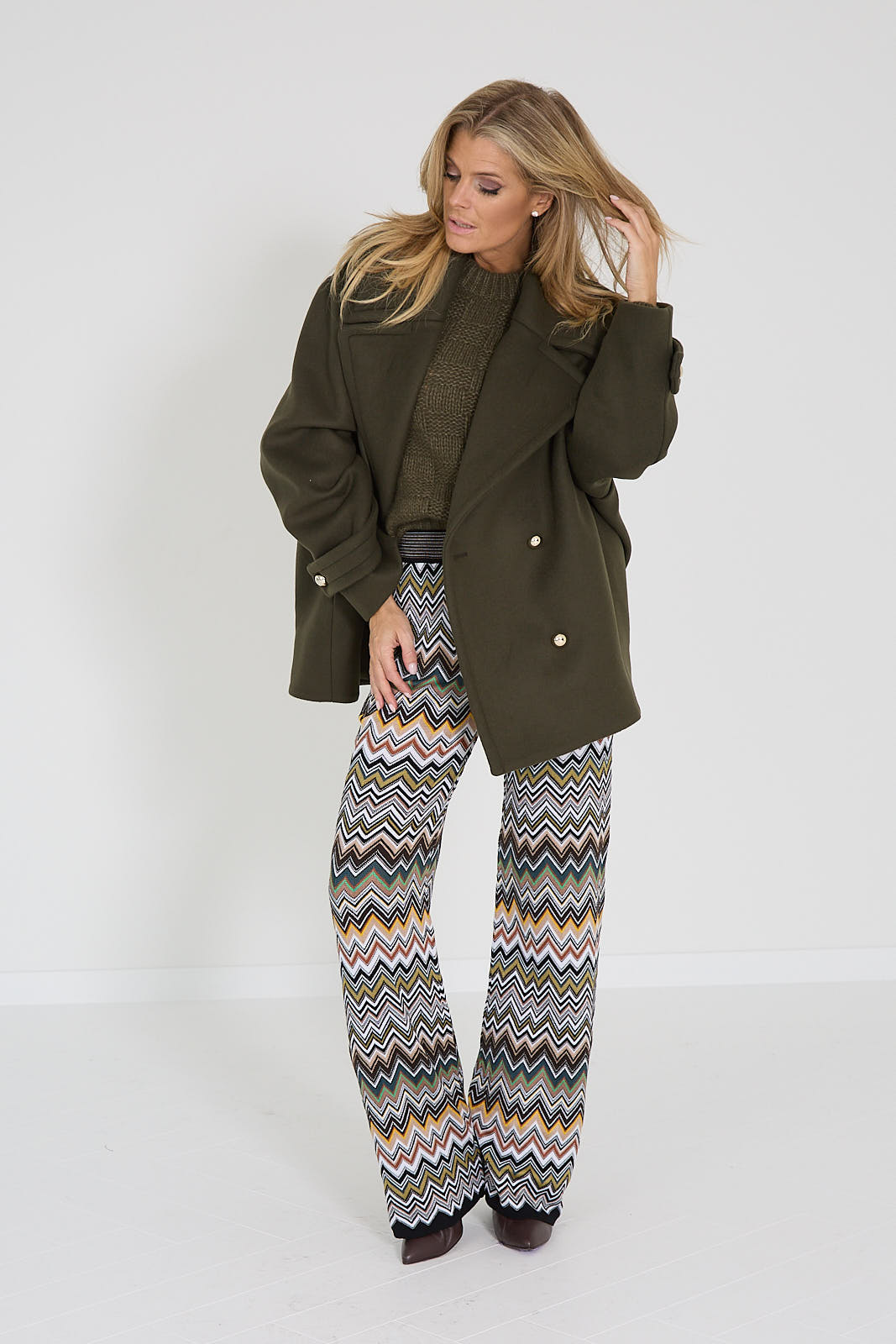 Missoni broek zigzag