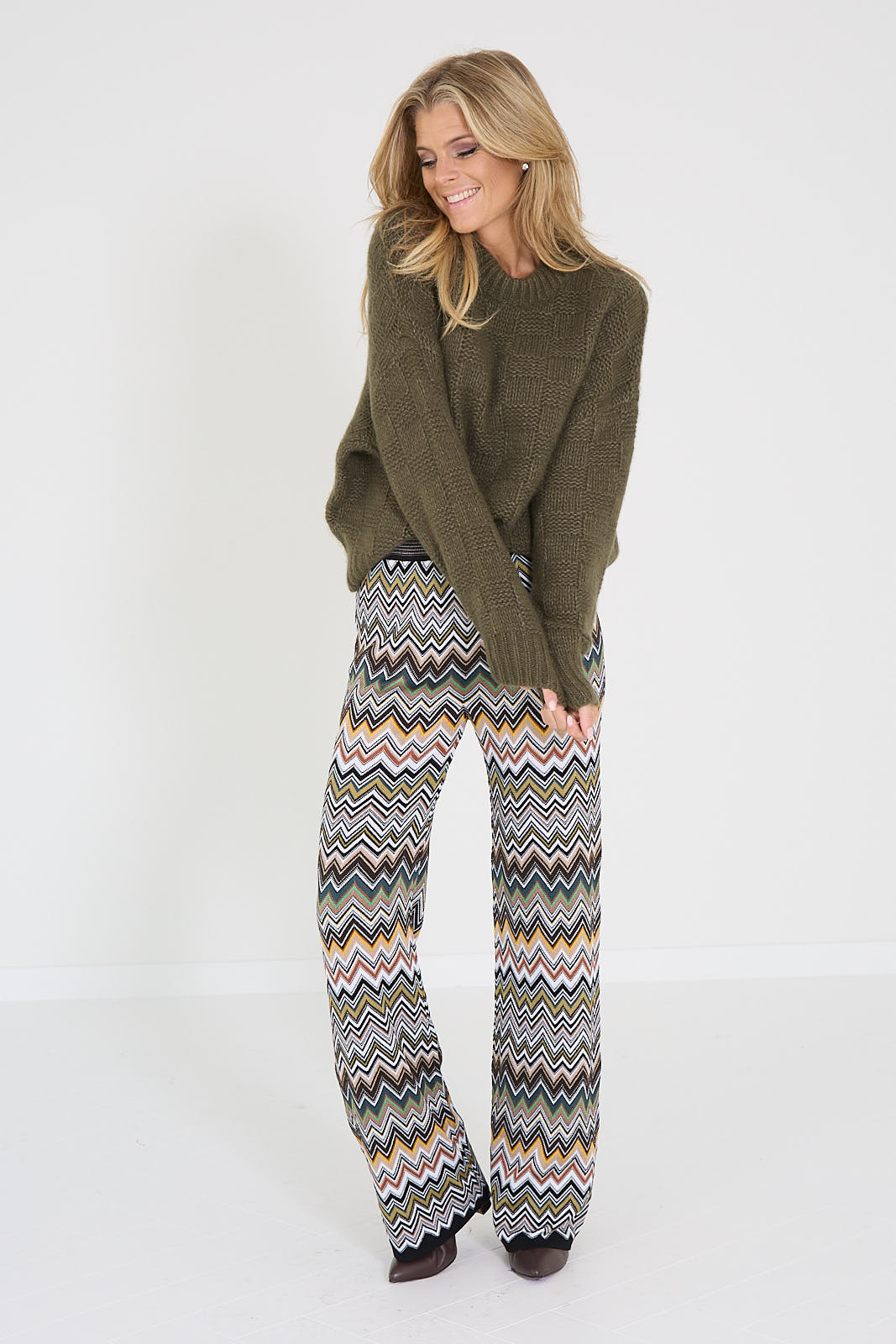 Missoni broek zigzag