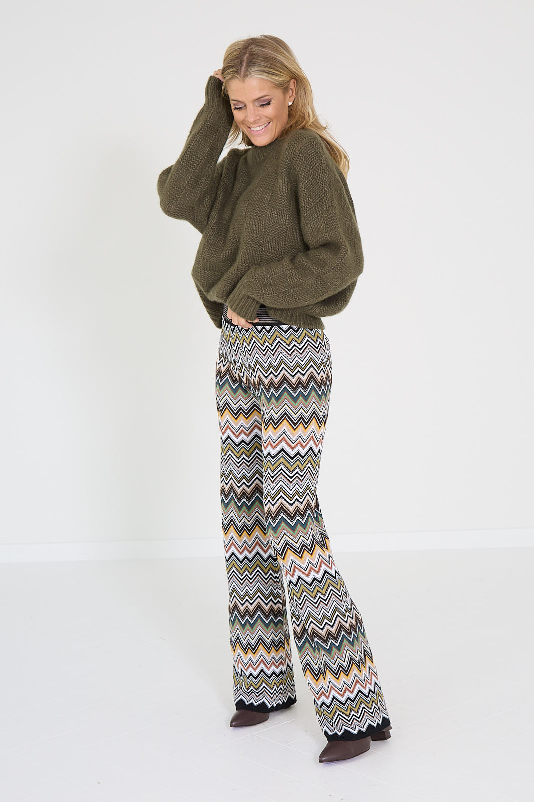 Missoni broek zigzag