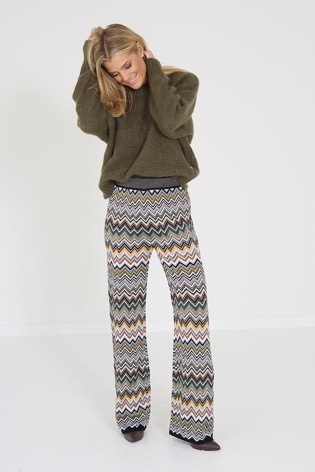 Missoni broek zigzag