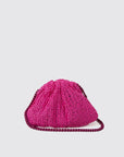 Maria la rosa Clutch crochet fuchsia