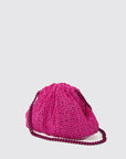 Maria la rosa Clutch crochet fuchsia
