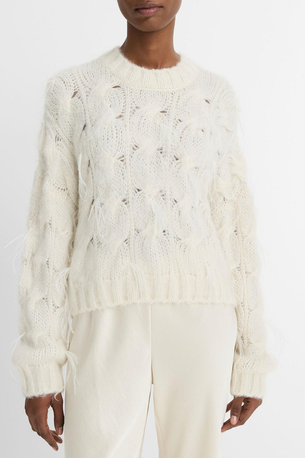 Vince pull cashmere wit