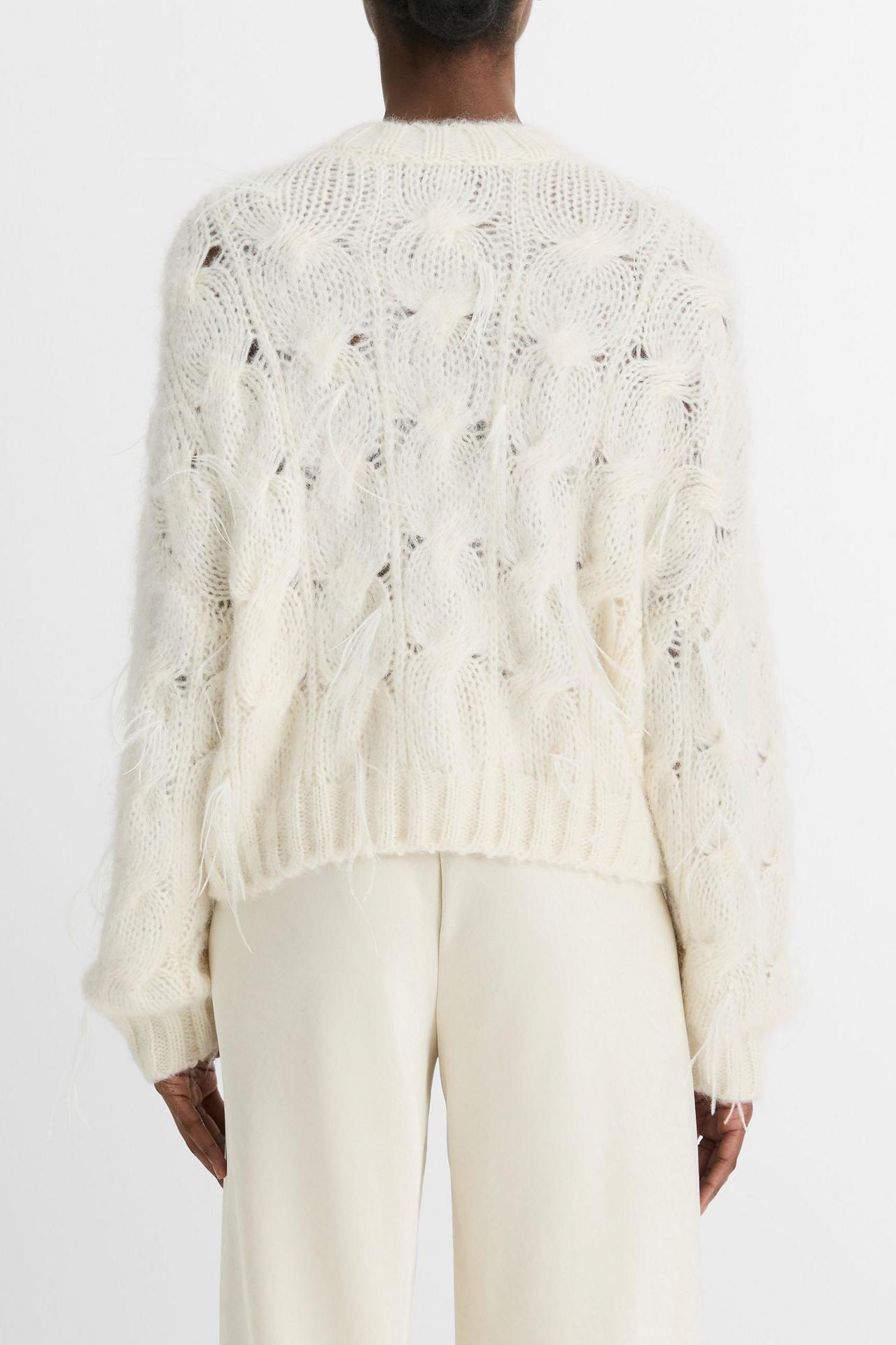 Vince pull cashmere wit