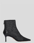 Lola Cruz enkellaars mesh zwart