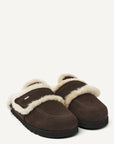 Nubikk slip ons suède bruin