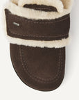 Nubikk slip ons suède bruin