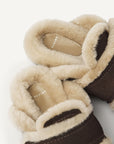 Nubikk slip ons suède bruin
