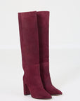 Toral boots lang suède burgundy