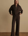 THE WIDE LEG PANT COFFEE