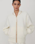 KLAUDIA FLEECE JACKET EGRETS