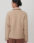 RUIKO ZIP FLEECE TAUPE