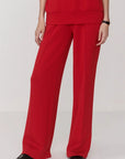 THE WIDE LEG PANTS RED